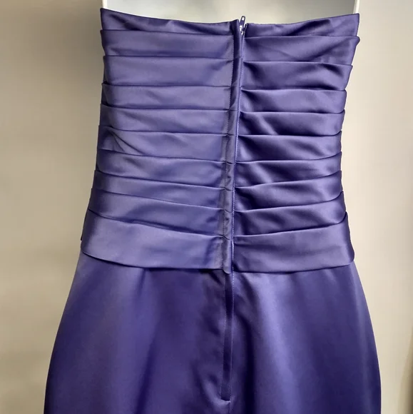 Modern Maids Collection A-line Maxi-Length Prom Wedding Party Dress Size 10 - Picture 4 of 11